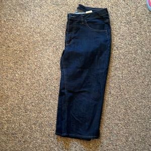 Capri length jeans